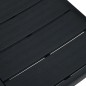 vidaXL Sillas de jardín 4 unidades HDPE aspecto de madera negro vidaXL Sillas de jardín 4 unidades HDPE aspecto de madera negro