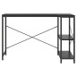 vidaXL Escritorio de ordenador madera de ingeniería negro 110x72x70 cm vidaXL Escritorio de ordenador madera de ingeniería negro 110x72x70 cm