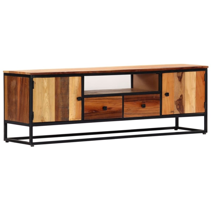 vidaXL Mueble para TV de madera maciza reciclada 120x30x40 cm vidaXL Mueble para TV de madera maciza reciclada 120x30x40 cm