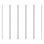  vidaXL Biombo divisor de 5 paneles de tela blanco 250x220 cm