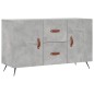 vidaXL Aparador de madera de ingeniería gris hormigón 100x36x60 cm vidaXL Aparador de madera de ingeniería gris hormigón 100x36x60 cm