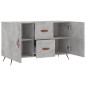 vidaXL Aparador de madera de ingeniería gris hormigón 100x36x60 cm vidaXL Aparador de madera de ingeniería gris hormigón 100x36x60 cm