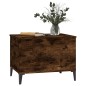 vidaXL Mesa de centro madera contrachapada roble ahumado 60x44,5x45 cm vidaXL Mesa de centro madera contrachapada roble ahumado 60x44,5x45 cm