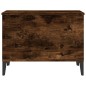 vidaXL Mesa de centro madera contrachapada roble ahumado 60x44,5x45 cm vidaXL Mesa de centro madera contrachapada roble ahumado 60x44,5x45 cm