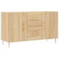 vidaXL Aparador de madera de ingeniería roble Sonoma 100x36x60 cm vidaXL Aparador de madera de ingeniería roble Sonoma 100x36x60 cm