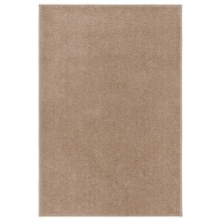 vidaXL Alfombra de pelo corto marrón 200x290 cm