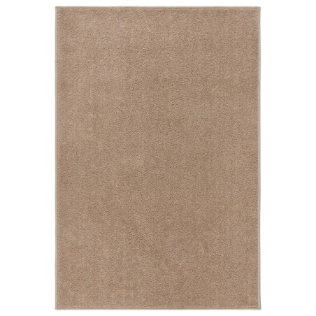vidaXL Alfombra de pelo corto marrón 200x290 cm