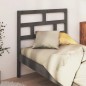 vidaXL Cabecero de cama madera maciza de pino gris 81x4x100 cm vidaXL Cabecero de cama madera maciza de pino gris 81x4x100 cm