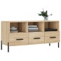 vidaXL Mueble de TV madera de ingeniería roble Sonoma 102x36x50 cm vidaXL Mueble de TV madera de ingeniería roble Sonoma 102x36x50 cm