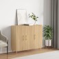 vidaXL Aparador de madera de ingeniería roble Sonoma 90x34x80 cm vidaXL Aparador de madera de ingeniería roble Sonoma 90x34x80 cm
