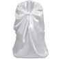 Set de 6 Fundas blancas para sillas, banquetes y bodas