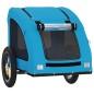 vidaXL Remolque de bicicleta mascotas hierro tela Oxford azul vidaXL Remolque de bicicleta mascotas hierro tela Oxford azul