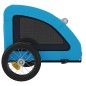vidaXL Remolque de bicicleta mascotas hierro tela Oxford azul vidaXL Remolque de bicicleta mascotas hierro tela Oxford azul