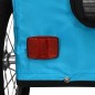 vidaXL Remolque de bicicleta mascotas hierro tela Oxford azul vidaXL Remolque de bicicleta mascotas hierro tela Oxford azul