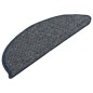 vidaXL Alfombras de peldaños de escalera 15 uds azul oscuro 56x17x3 cm vidaXL Alfombras de peldaños de escalera 15 uds azul oscuro 56x17x3 cm