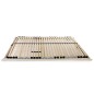 vidaXL Somier de láminas con 28 listones de 7 regiones 100x200 cm