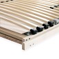 vidaXL Somier de láminas con 28 listones de 7 regiones 100x200 cm