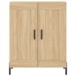 vidaXL Aparador de madera de ingeniería roble Sonoma 69,5x34x90 cm vidaXL Aparador de madera de ingeniería roble Sonoma 69,5x34x90 cm