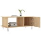 vidaXL Mesa de centro madera contrachapada roble Sonoma 90x50x40 cm