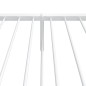 vidaXL Estructura cama metal con cabecero y pie cama blanca 100x200 cm vidaXL Estructura cama metal con cabecero y pie cama blanca 100x200 cm