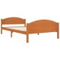 vidaXL Estructura de cama madera maciza pino marrón miel 120x200 cm vidaXL Estructura de cama madera maciza pino marrón miel 120x200 cm
