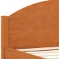 vidaXL Estructura de cama madera maciza pino marrón miel 120x200 cm vidaXL Estructura de cama madera maciza pino marrón miel 120x200 cm