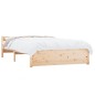 vidaXL Estructura de cama madera maciza 120x200 cm vidaXL Estructura de cama madera maciza 120x200 cm