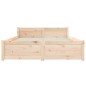 vidaXL Estructura de cama madera maciza 120x200 cm vidaXL Estructura de cama madera maciza 120x200 cm