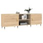 vidaXL Mueble para TV madera de ingeniería roble Sonoma 150x30x50 cm