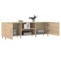vidaXL Mueble para TV madera de ingeniería roble Sonoma 150x30x50 cm
