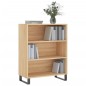 vidaXL Estantería madera de ingeniería roble Sonoma 69,5x32,5x90 cm vidaXL Estantería madera de ingeniería roble Sonoma 69,5x32,5x90 cm