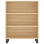 vidaXL Estantería madera de ingeniería roble Sonoma 69,5x32,5x90 cm vidaXL Estantería madera de ingeniería roble Sonoma 69,5x32,5x90 cm