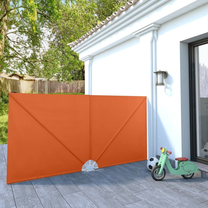 vidaXL Toldo lateral plegable terraza color terracota 300x150 cm vidaXL Toldo lateral plegable terraza color terracota 300x150 cm