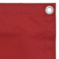 vidaXL Toldo para balcón de tela oxford rojo 120x500 cm vidaXL Toldo para balcón de tela oxford rojo 120x500 cm