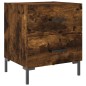 vidaXL Mesita noche 2 uds madera ingeniería roble ahumado 40x35x47,5cm vidaXL Mesita noche 2 uds madera ingeniería roble ahumado 40x35x47,5cm