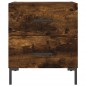 vidaXL Mesita noche 2 uds madera ingeniería roble ahumado 40x35x47,5cm vidaXL Mesita noche 2 uds madera ingeniería roble ahumado 40x35x47,5cm