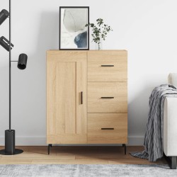 vidaXL Aparador de madera de ingeniería roble Sonoma 69,5x34x90 cm