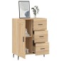 vidaXL Aparador de madera de ingeniería roble Sonoma 69,5x34x90 cm vidaXL Aparador de madera de ingeniería roble Sonoma 69,5x34x90 cm