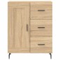 vidaXL Aparador de madera de ingeniería roble Sonoma 69,5x34x90 cm vidaXL Aparador de madera de ingeniería roble Sonoma 69,5x34x90 cm