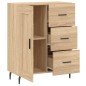 vidaXL Aparador de madera de ingeniería roble Sonoma 69,5x34x90 cm vidaXL Aparador de madera de ingeniería roble Sonoma 69,5x34x90 cm