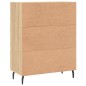 vidaXL Aparador de madera de ingeniería roble Sonoma 69,5x34x90 cm vidaXL Aparador de madera de ingeniería roble Sonoma 69,5x34x90 cm