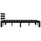 vidaXL Estructura de cama madera maciza negra 140x200 cm vidaXL Estructura de cama madera maciza negra 140x200 cm
