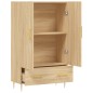 vidaXL Aparador alto madera de ingeniería roble Sonoma 69,5x31x115 cm vidaXL Aparador alto madera de ingeniería roble Sonoma 69,5x31x115 cm
