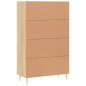vidaXL Aparador alto madera de ingeniería roble Sonoma 69,5x31x115 cm vidaXL Aparador alto madera de ingeniería roble Sonoma 69,5x31x115 cm