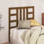 vidaXL Cabecero de cama madera maciza de pino marrón miel 96x4x100 cm vidaXL Cabecero de cama madera maciza de pino marrón miel 96x4x100 cm