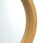 vidaXL Espejo de pared con correa dorado Ø45 cm vidaXL Espejo de pared con correa dorado Ø45 cm