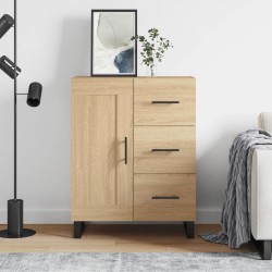 vidaXL Aparador de madera de ingeniería roble Sonoma 69,5x34x90 cm