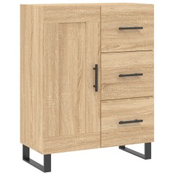vidaXL Aparador de madera de ingeniería roble Sonoma 69,5x34x90 cm