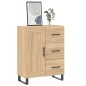 vidaXL Aparador de madera de ingeniería roble Sonoma 69,5x34x90 cm vidaXL Aparador de madera de ingeniería roble Sonoma 69,5x34x90 cm