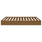 vidaXL Estructura de cama madera maciza marrón miel 120x200 cm